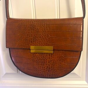 Scoop faux leather cross body purse NWOT